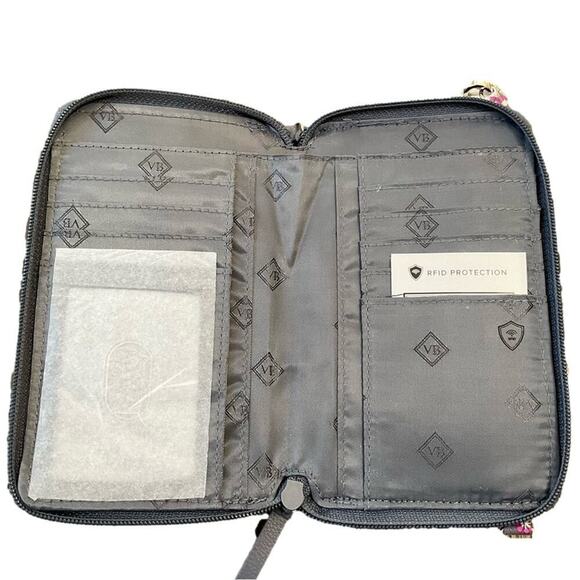 Vera Bradley Disney Mickey and Friends Gray All in One Crossbody Wristlet by NWT - Picture 7 of 10